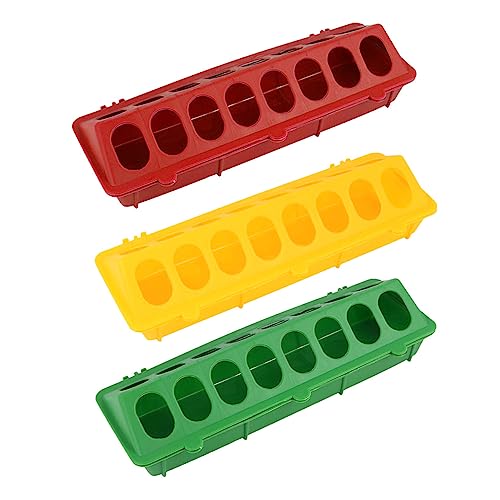 SUPVOX 3 Stück Hängender Hühnerfutterspender Futterschale für Tauben und Wachteln mit Mehreren Löchern zur Reduzierung von Abfall Leicht zu Reinigen Befüllen Fördert Zufällige Farbe SUPVOX 3 Stück Hängender Hühnerfutterspender Futterschale für Tauben und Wachteln mit Mehreren Löchern zur Reduzierung von Abfall Leicht zu Reinigen Befüllen Fördert Zufällige Farbe von Supvox