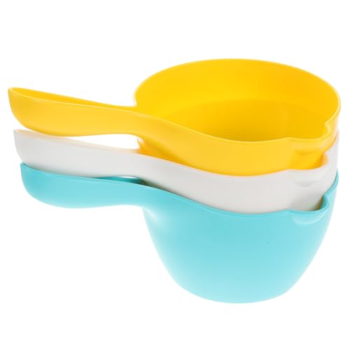SUPVOX 3 Stück Teiliges Kunststoff Wasserschöpfer Dicker Bad und Küchenschöpflöffel Ergonomisch Geformt Leicht und Vielseitig für Babypflege Gemüsewaschen und Badeanwendungen Weiß Gelb SUPVOX 3 Stück Teiliges Kunststoff Wasserschöpfer Dicker Bad und Küchenschöpflöffel Ergonomisch Geformt Leicht und Vielseitig für Babypflege Gemüsewaschen und Badeanwendungen Weiß Gelb von Supvox