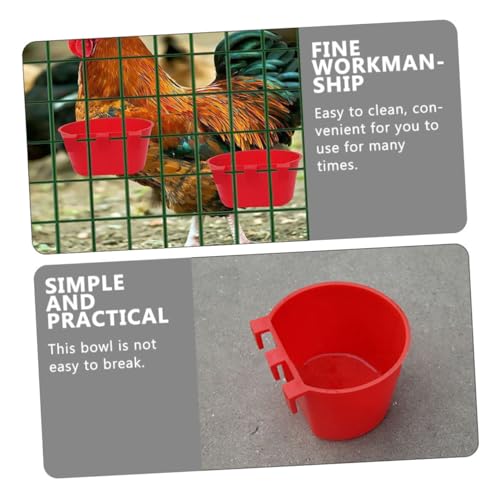 SUPVOX 30 Stück Teiliges Vogelkäfig Futterspender aus Leichtem Pp Material Waschbar Wiederverwendbar Hängend Futter Wassernapf für Vögel Kaninchen und Kleine Haustiere Langlebig und SUPVOX 30 Stück Teiliges Vogelkäfig Futterspender aus Leichtem Pp Material Waschbar Wiederverwendbar Hängend Futter Wassernapf für Vögel Kaninchen und Kleine Haustiere Langlebig und von Supvox