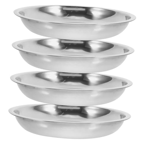 SUPVOX 4 Stück Edelstahl Futternapf Langlebig rutschfest Leicht zu Reinigen für Katzen und Hunde Indoor Haustier Futterbehälter Robust Sicher Gesund SUPVOX 4 Stück Edelstahl Futternapf Langlebig rutschfest Leicht zu Reinigen für Katzen und Hunde Indoor Haustier Futterbehälter Robust Sicher Gesund von Supvox