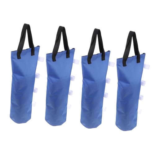 SUPVOX 4 Stück Sandsäcke aus Dickem Oxford Verstellbare Zelt und Pavillongewichte für Outdoor Wasser und Sandfüllbar Windfeste Stützgewichte für Sonnenschirm und Camping mit Tragegriffen von Supvox
