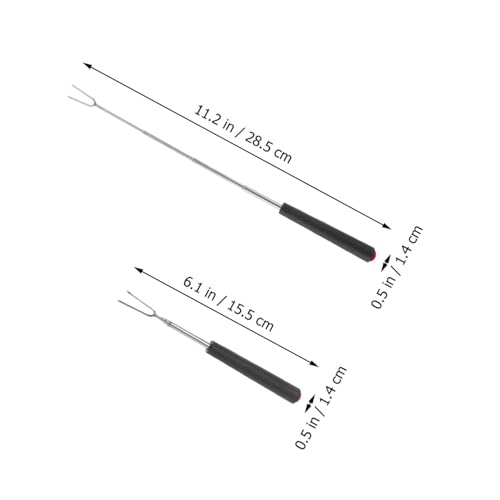 SUPVOX 4 Stück Teiliges Bbq Edelstahl Spieße mit Bunten Kunststoffgriffen Langlebige Wiederverwendbare Grillgabeln für Fleisch und Gemüse für Camping und Outdoor Grillen SUPVOX 4 Stück Teiliges Bbq Edelstahl Spieße mit Bunten Kunststoffgriffen Langlebige Wiederverwendbare Grillgabeln für Fleisch und Gemüse für Camping und Outdoor Grillen von Supvox