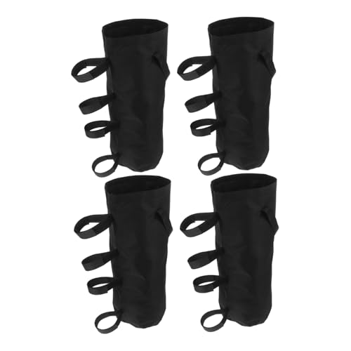 SUPVOX 4 Stück Teiliges Pavillon Gewichte Sandsäcke aus Oxford Faltbare Zeltgewichte für Outdoor Camping Windfeste Sonnenschirm Zeltbeschwerer Praktische Tragetasche von Supvox