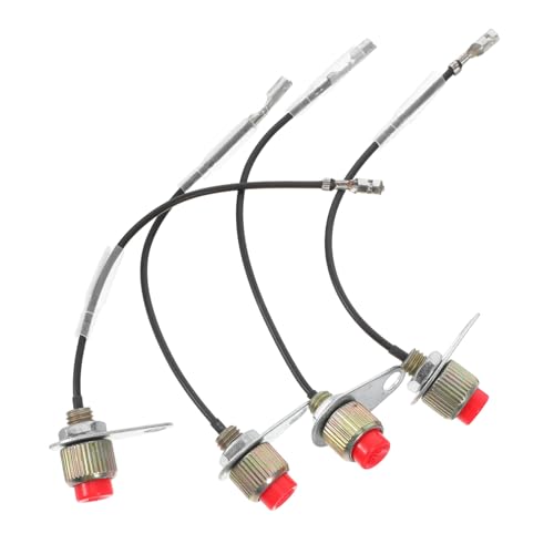 SUPVOX 4 Stück Teiliges Schutz stop Rasenmäher Trimmer mit Einfache Installation Vielseitig Einsetzbar als Ersatzteil für Garten Grünflächenpflegegeräte von Supvox