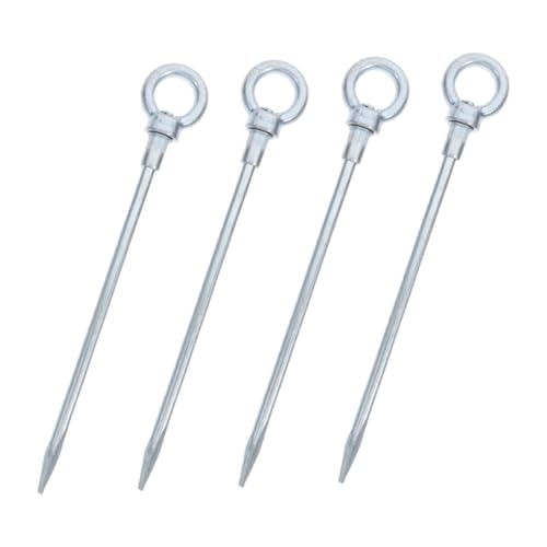 SUPVOX 4 Stück Teiliges Set Zeltheringe Verzinktem Karbonstahl Extra Stark und Robust Geeignet für Weiche Böden Wie Gras und Sand Wetterbeständig und Langlebig für Stabiles Camping im SUPVOX 4 Stück Teiliges Set Zeltheringe Verzinktem Karbonstahl Extra Stark und Robust Geeignet für Weiche Böden Wie Gras und Sand Wetterbeständig und Langlebig für Stabiles Camping im von Supvox