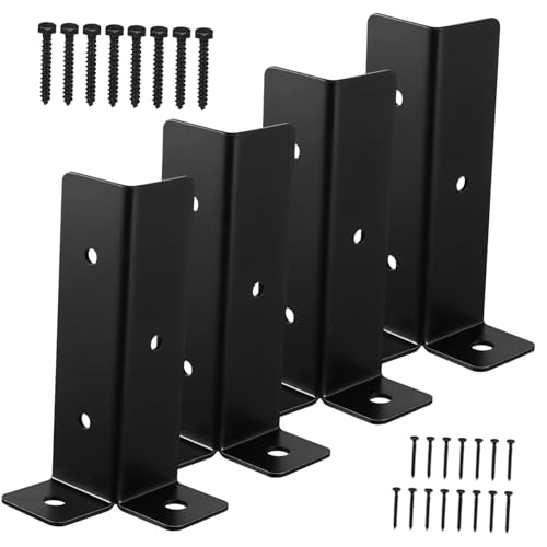 SUPVOX 4 Stück Teiliges Verstellbares Wood Post Base Pergola Bracket aus Robustem Eisen Langlebiger Pfostenhalter für Gartenzaun Terrassenpfosten Pergola stabilisierung Vielseitig SUPVOX 4 Stück Teiliges Verstellbares Wood Post Base Pergola Bracket aus Robustem Eisen Langlebiger Pfostenhalter für Gartenzaun Terrassenpfosten Pergola stabilisierung Vielseitig von Supvox