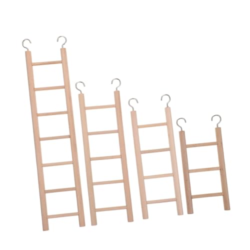 SUPVOX 4 Stück Teiliges Vogelspielzeug Kletterleiter aus Holz für Papageien Sichere Spiel Kletterleiter Geeignet für Kleine und Mittelgroße Vögel Installieren Fördert Motorische SUPVOX 4 Stück Teiliges Vogelspielzeug Kletterleiter aus Holz für Papageien Sichere Spiel Kletterleiter Geeignet für Kleine und Mittelgroße Vögel Installieren Fördert Motorische von Supvox