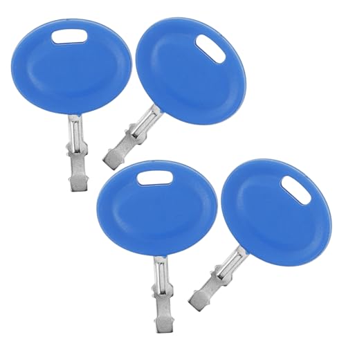 SUPVOX 4 Stück Zündschlüssel Ersatz für Aufsitzrasenmäher Langlebige Kunststoff Metall Konstruktion Zuverlässige Funktion Einfache Bedienung Kompatibel mit Rv Lock Ignition Switch von Supvox