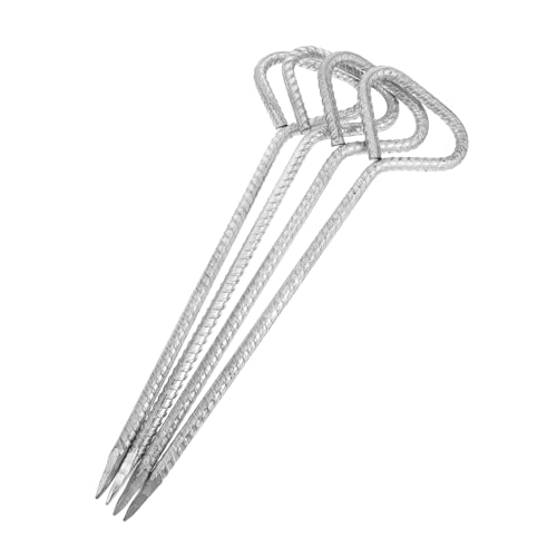 SUPVOX 4 Stücke Teiliges Set Verzinkte Stahl Zeltheringe Robuste G Förmige Erdanker für Camping Garten Outdoor Events und Hochzeiten Leichte Tragbare Zeltnägel für Zelte Planen SUPVOX 4 Stücke Teiliges Set Verzinkte Stahl Zeltheringe Robuste G Förmige Erdanker für Camping Garten Outdoor Events und Hochzeiten Leichte Tragbare Zeltnägel für Zelte Planen von Supvox