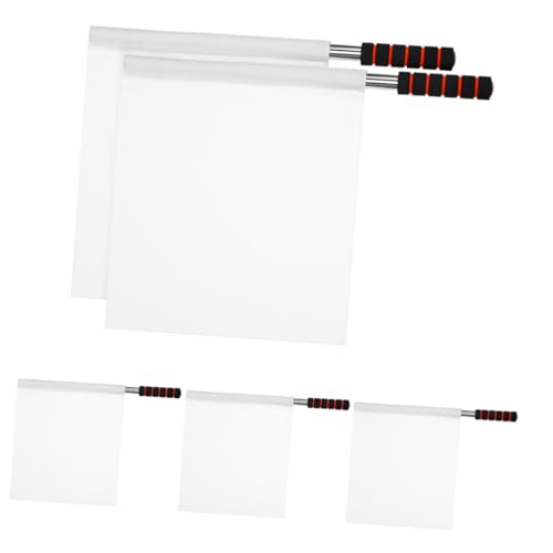 SUPVOX 5 Stück Linienrichterflaggen Schiedsrichter Warnflaggen Kommandoflaggen Schiedsrichterflaggen Mit Stange Strafflaggen Schiedsrichterassistent Schiedsrichterflagge von Supvox