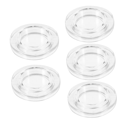 SUPVOX 5 Stück Teiliges Transparenter Schirmlochabdeckungen mit Passgenauem Sitz Einsetzbar für Terrassentische und Außenschirme Einfache Reinigung Nahtloses Design für Garten und Gewerbe von Supvox