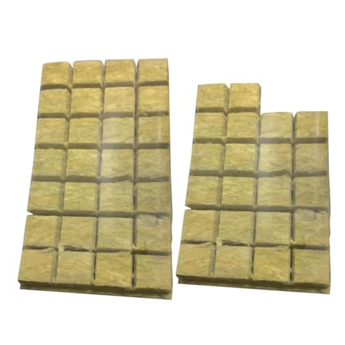 SUPVOX 50 Stück Hydroponik Anzuchtwürfel Starter Plugs für Stecklinge Gemüse und Blumen Indoor Garten DIY Projekte mit Hoher Wasserspeicherung und Luftdurchlässigkeit von Supvox