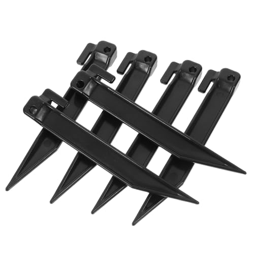 SUPVOX 50 Stück Kunststoff Zeltheringe Starkes Bodenanker Windfest für Garten Rasen Rasentraktor Sicherung Outdoor Befestigung von Supvox