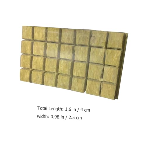 SUPVOX 50 Stück Soilless Substrate Plugs Hydroponische Anzuchtwürfel für Gemüse und Blumen Platzsparend Einfache Anwendung für Balkon Garten und Indoor pflanzen von Supvox