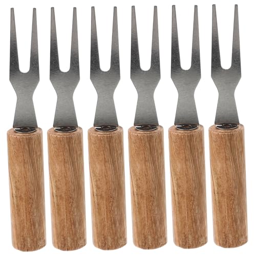 SUPVOX 6 Stück Teiliges Edelstahl Barbecue Corn Holder Wiederverwendbare Grillgabeln mit Holzgriff Hitzeschutz Vielseitig für Maiskolben Obst und Grillfleisch für Picknick und Camping SUPVOX 6 Stück Teiliges Edelstahl Barbecue Corn Holder Wiederverwendbare Grillgabeln mit Holzgriff Hitzeschutz Vielseitig für Maiskolben Obst und Grillfleisch für Picknick und Camping von Supvox