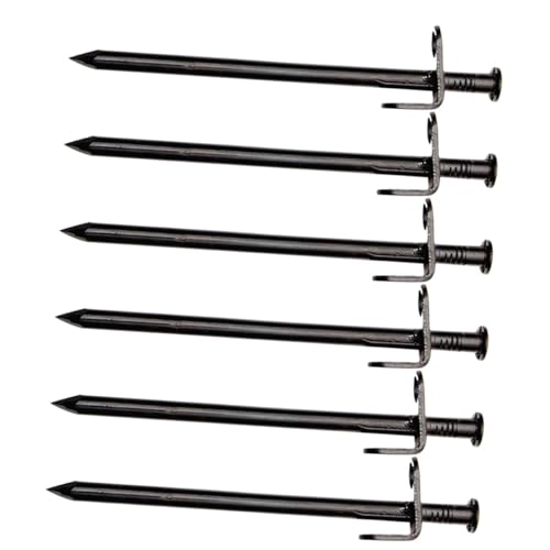 SUPVOX 6 Stück Teiliges Zelt heringe aus Metall Robuste Zeltheringe für Camping und Outdoor Windfeste Erdnägel für Zelt Markise Pavillon Geeignet für Gras Erde und Eisboden von Supvox