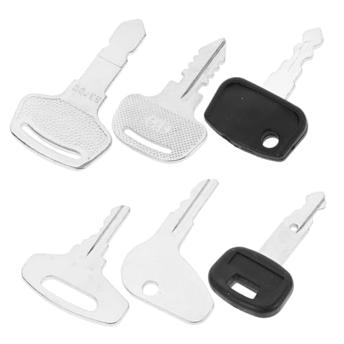 SUPVOX 6 Stück Zündschlüssel für Traktoren und Gabelstapler Vielseitig Einsetzbar für Baumaschinen Langlebig und Robust Geeignet für Kubota Traktoren Bagger Lader Rasenmäher und SUPVOX 6 Stück Zündschlüssel für Traktoren und Gabelstapler Vielseitig Einsetzbar für Baumaschinen Langlebig und Robust Geeignet für Kubota Traktoren Bagger Lader Rasenmäher und von Supvox