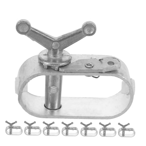 SUPVOX 8 Stück Teiliges Drahtspanner Rostbeständig und Verschleißfest Stabiler Kabel Seilspanner für Garten Zaun Poolabdeckung und Camping Einfache Installation Langlebige von Supvox