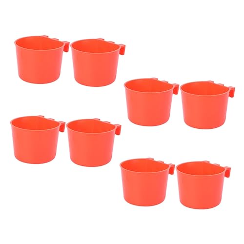 SUPVOX 8 Stück Teiliges Vogelkäfig Futter und Wasserschalen Leichte Waschbare Coop Cups mit Glatten Kanten Einfach zu Befestigen Reinigen Geeignet für Vögel Geflügel und Kaninchen SUPVOX 8 Stück Teiliges Vogelkäfig Futter und Wasserschalen Leichte Waschbare Coop Cups mit Glatten Kanten Einfach zu Befestigen Reinigen Geeignet für Vögel Geflügel und Kaninchen von Supvox