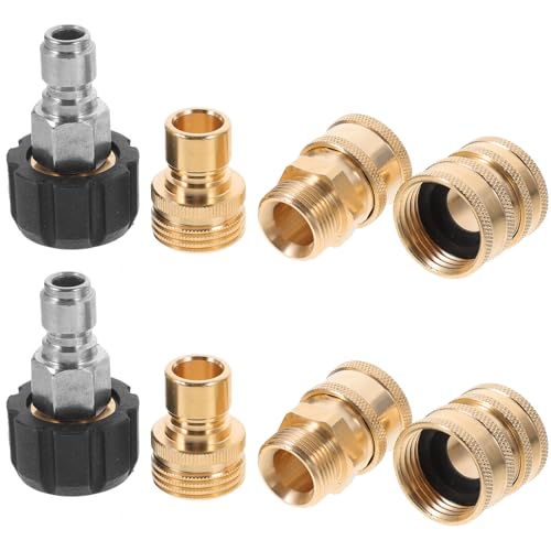 SUPVOX 8Stücke Hochdruckreiniger Schnellkupplung Teiliges Adapterset Kompatibel mit Gängigen Modellen Sichere Verbindung Einfache Installation Vielseitig Einsetzbar SUPVOX 8Stücke Hochdruckreiniger Schnellkupplung Teiliges Adapterset Kompatibel mit Gängigen Modellen Sichere Verbindung Einfache Installation Vielseitig Einsetzbar von Supvox