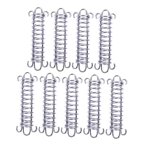 SUPVOX 9 Stück Teiliges Zeltspannhaken aus Robustem Stahl mit Federfunktion für Starke Windbefestigung bei Camping Sonnensegeln und Zelten Langlebige Outdoor zubehör für Sicheren Halt SUPVOX 9 Stück Teiliges Zeltspannhaken aus Robustem Stahl mit Federfunktion für Starke Windbefestigung bei Camping Sonnensegeln und Zelten Langlebige Outdoor zubehör für Sicheren Halt von Supvox