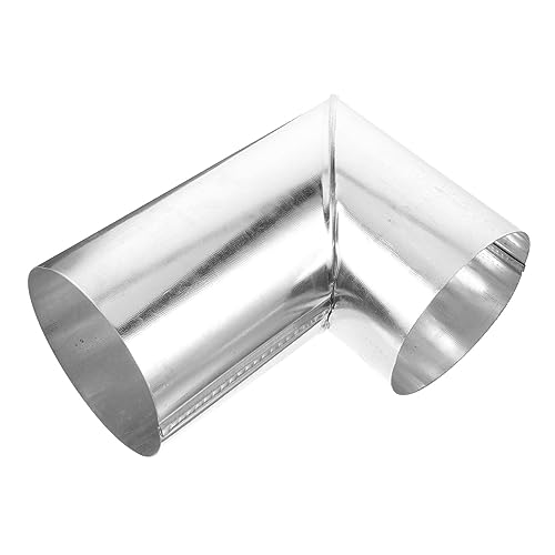 SUPVOX 90Grad Metall Kaminrohr Auspuffrohr Flexibles Rauchrohr für Ofen und Kamin Installieren Hitzebeständig für Heizsysteme und Abluftrohre von Supvox