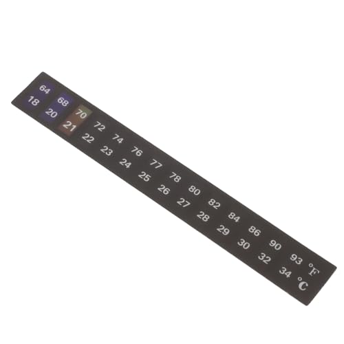 SUPVOX Aquarium Thermometer Strip Selbstklebend LCD Temperaturaufkleber für Fischbecken Farbwechselnd Digitales Thermometer für Innenbereich Einfache Anwendung Präzise Messung SUPVOX Aquarium Thermometer Strip Selbstklebend LCD Temperaturaufkleber für Fischbecken Farbwechselnd Digitales Thermometer für Innenbereich Einfache Anwendung Präzise Messung von Supvox