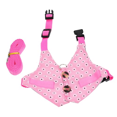 SUPVOX Atmungsaktives Kaninchen Geschirr mit Leine Verstellbares Angenehmes Sommer Hasengeschirr für Kleine Haustiere Komfortabel Langlebig Leicht für Spaziergänge und Fotosessions SUPVOX Atmungsaktives Kaninchen Geschirr mit Leine Verstellbares Angenehmes Sommer Hasengeschirr für Kleine Haustiere Komfortabel Langlebig Leicht für Spaziergänge und Fotosessions von Supvox