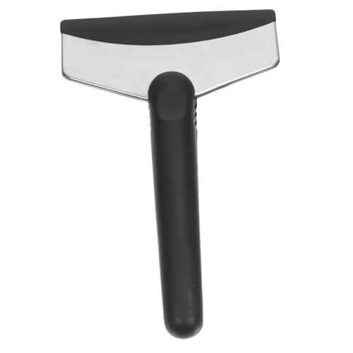 SUPVOX Auto Eisschaber Schneeschaufel mit Edelstahlklinge und Ergonomischem Anti Frost Griff für Schonende Scheibenreinigung bei Schnee und EIS Robustes Abs Kunststoff Werkzeug Schwarz von Supvox