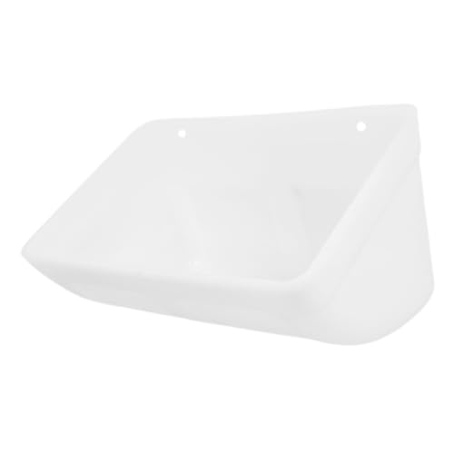 SUPVOX Automatischer Geflügelfutterspender aus Robustem PP Material Großer Futterbehälter für Ziegen Hühner und Enten Leichter Waschbarer Futtertrog zur Einfachen Am Zaun Vielseitig für von Supvox