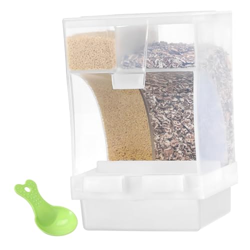SUPVOX Automatischer Vogelkäfig Futterspender Transparent mit Fächern und Löffel Selbstnachfüllender Papageien und Wellensittich Futterautomat Vielseitiges Käfigzubehör Zufällige Farbe SUPVOX Automatischer Vogelkäfig Futterspender Transparent mit Fächern und Löffel Selbstnachfüllender Papageien und Wellensittich Futterautomat Vielseitiges Käfigzubehör Zufällige Farbe von Supvox