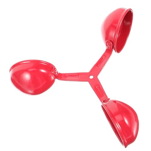 SUPVOX Becher Windmesssensor aus Aluminiumlegierung Langlebiger Windgeschwindigkeitsmesser Ersatzteil für Wetterstation Präzises Windmessgerät für Außenbereich Rot von Supvox