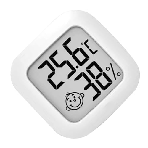 SUPVOX Digitales Hygrometer mit LED anzeige Präzises Temperatur Luftfeuchtigkeitsmessgerät für Babyzimmer und Wohnzimmer Multifunktionales Raumthermometer aus Robustem Abs Handlich und SUPVOX Digitales Hygrometer mit LED anzeige Präzises Temperatur Luftfeuchtigkeitsmessgerät für Babyzimmer und Wohnzimmer Multifunktionales Raumthermometer aus Robustem Abs Handlich und von Supvox