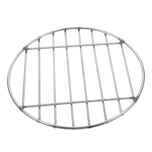 SUPVOX Edelstahl Grillrost Rund Bbq Grillgitter Mesh Netz für Camping Outdoor Barbecue Robustes Grillnetz Verhindert Herunterfallen von Speisen Vielseitig für Fleisch Gemüse Fisch Leicht SUPVOX Edelstahl Grillrost Rund Bbq Grillgitter Mesh Netz für Camping Outdoor Barbecue Robustes Grillnetz Verhindert Herunterfallen von Speisen Vielseitig für Fleisch Gemüse Fisch Leicht von Supvox