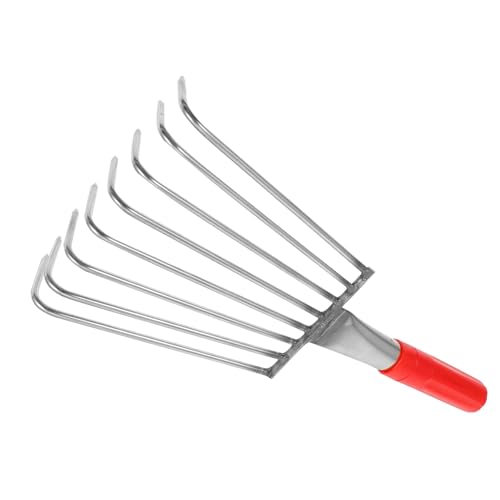 SUPVOX Edelstahl Handrechen mit Krallen Leichtes Robustes Handwerkzeug für Strand Garten und Pflanzung Praktischer Klauenrechen Kompakte zum Graben und Sammeln SUPVOX Edelstahl Handrechen mit Krallen Leichtes Robustes Handwerkzeug für Strand Garten und Pflanzung Praktischer Klauenrechen Kompakte zum Graben und Sammeln von Supvox