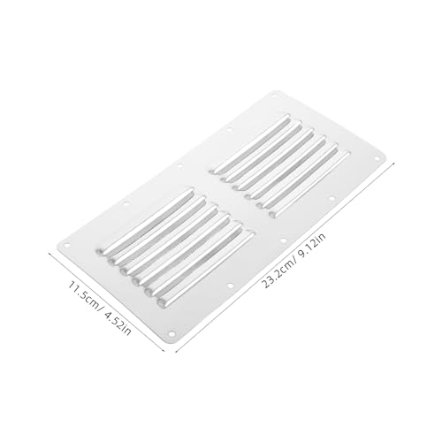SUPVOX Edelstahl Lüftungsgitter Ventilationspaneel für Außenküche Grill und Feuerstelle Rostfrei Langlebig Einfache Reinigung und Installation Effiziente Luftzirkulation und Rauchabzug von Supvox