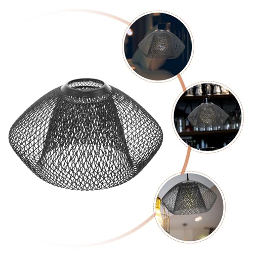 SUPVOX Eisen Lampenschirm für Deckenleuchte Schwarz Hohl Lampenabdeckung Kugel Tropfenform für Esszimmer Wohnzimmer Pendelleuchte SUPVOX Eisen Lampenschirm für Deckenleuchte Schwarz Hohl Lampenabdeckung Kugel Tropfenform für Esszimmer Wohnzimmer Pendelleuchte von Supvox