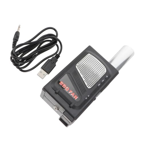SUPVOX Elektrischer BBQ Fan USB Grill Feuergebläse Tragbarer Luftgebläse für Camping Picknick Kohleanzünder Schnelles Anfachen für Holzkohlegrill und Outdoor Barbecue von Supvox