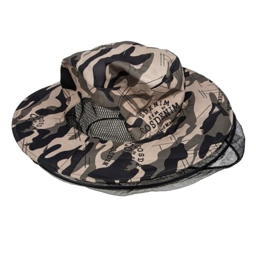 SUPVOX Faltbarer Moskitonetz Hut mit Großem Schutzsaum Atmungsaktiv und Leicht Unisex Outdoor Angler und Imkerhut für Nacken und Schulterschutz Geeignet für Reisen und Gartenarbeit SUPVOX Faltbarer Moskitonetz Hut mit Großem Schutzsaum Atmungsaktiv und Leicht Unisex Outdoor Angler und Imkerhut für Nacken und Schulterschutz Geeignet für Reisen und Gartenarbeit von Supvox