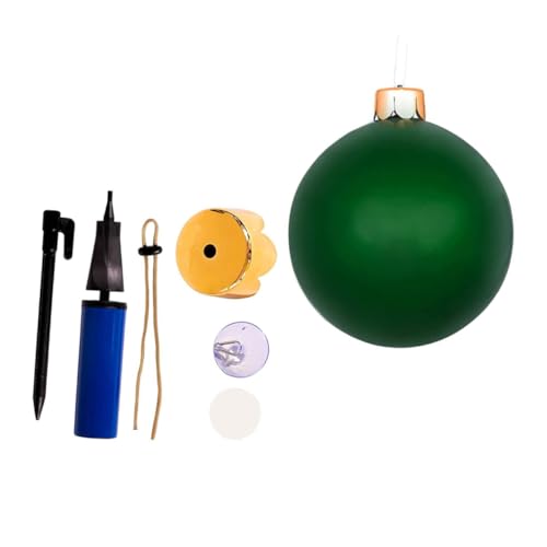 SUPVOX Große Aufblasbare Weihnachtskugel Grün Teiliges Langlebige Einfache Dekoration für Innen und Außen Festliche Weihnachtsornamente für Party und Zuhause SUPVOX Große Aufblasbare Weihnachtskugel Grün Teiliges Langlebige Einfache Dekoration für Innen und Außen Festliche Weihnachtsornamente für Party und Zuhause von Supvox