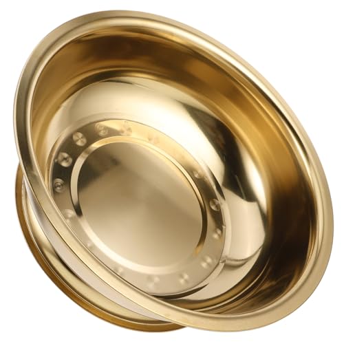 SUPVOX Großer Feuertopf Metall Verbrennungsbehälter für Papierverbrennung mit Hitzeschutzblech Zeremonielle Feuerschale für Familienzeremonien Vielseitig Einsetzbar im Garten und von Supvox