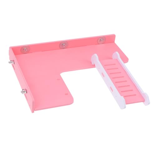 SUPVOX Hamster Kletterleiter mit Plattform aus Sicherem Langlebigem Material Lustiges Klettergerüst für Hamster Rennmaus und Kleine Haustiere Dekoratives Kleintierspielzeug in Rosa SUPVOX Hamster Kletterleiter mit Plattform aus Sicherem Langlebigem Material Lustiges Klettergerüst für Hamster Rennmaus und Kleine Haustiere Dekoratives Kleintierspielzeug in Rosa von Supvox