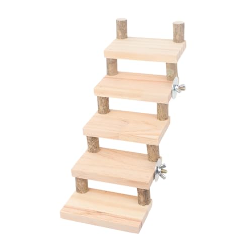 SUPVOX Hamster Kletterleiter und Papageien aus Sicherem Material Stufige Haustier Leiter für Kleintiere Fördert Bewegung und Beschäftigung im Käfig SUPVOX Hamster Kletterleiter und Papageien aus Sicherem Material Stufige Haustier Leiter für Kleintiere Fördert Bewegung und Beschäftigung im Käfig von Supvox