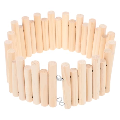 SUPVOX Hamster-Laufstall- Plattform biegbar Rennmaus Leiter Hamsterzaun Spielzeugbrücke kleine Haustierrampe für Käfig Gerbbil - breiter biegsamer Brückenhamster Holz von Supvox