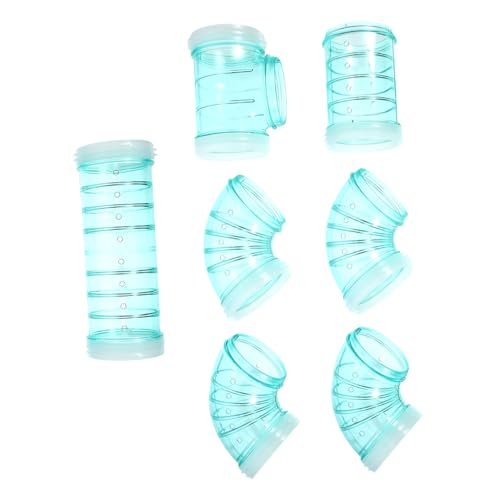 SUPVOX Hamsterkäfig DIY Tunnel Röhren Erweiterung für Kleintiere Erweiterbarer Hamsterlaufsteg für Hamster Eichhörnchen Meerschweinchen Sicherer Käfigzubehör Kompatibel mit Verschiedenen von Supvox