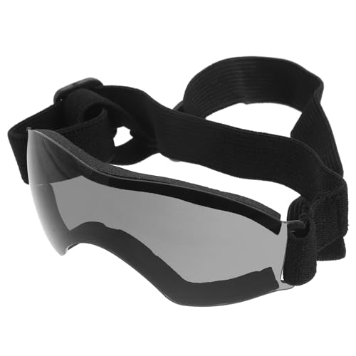 SUPVOX Haustier Sonnenbrille Hund Welpe klein im Freien für schnapsgläser Haustiere Haustier Coole Brillen Haustierbrillen PET-Glas Winddichte Haustiergläser Haustier Brille STK Schwarz von Supvox