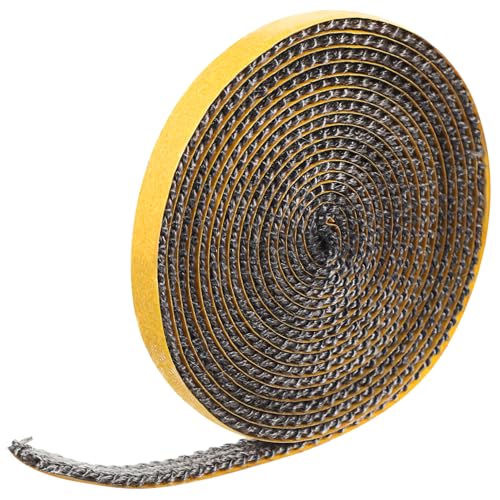 SUPVOX Hochtemperaturbeständige Ofendichtung Flachkordel Selbstklebend für Holzofen Türdichtung Ersatzteil Hitzebeständige Glasfaserschnur für Kamin Herd SUPVOX Hochtemperaturbeständige Ofendichtung Flachkordel Selbstklebend für Holzofen Türdichtung Ersatzteil Hitzebeständige Glasfaserschnur für Kamin Herd von Supvox