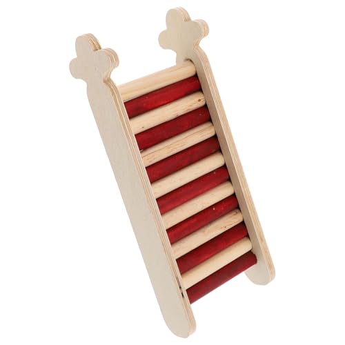 SUPVOX Holzleiter für Hamster und Kleintiere Natürlicher Langlebiger Kletterspielplatz Multifunktionale Leiter für Käfige Geeignet für Hamster Rennmäuse Mäuse und Vögel Einfach zu von Supvox