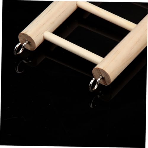 SUPVOX Holzleiter für Haustiere Kletterleiter aus Natürlichem Holz Geeignet für Papageien Hamster Eichhörnchen und Kleine Nagetiere Robust Leicht zu Reinigen Spielerisches SUPVOX Holzleiter für Haustiere Kletterleiter aus Natürlichem Holz Geeignet für Papageien Hamster Eichhörnchen und Kleine Nagetiere Robust Leicht zu Reinigen Spielerisches von Supvox
