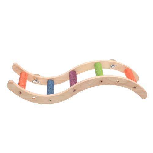 SUPVOX Holzleiter für Papageien und Wellensittiche Natürliches Sicheres Kletterspielzeug Bunte Vogelspielplatz Leiter Beugt Schnabelprobleme für Kleine und Mittlere Vögel Zufällige Farbe SUPVOX Holzleiter für Papageien und Wellensittiche Natürliches Sicheres Kletterspielzeug Bunte Vogelspielplatz Leiter Beugt Schnabelprobleme für Kleine und Mittlere Vögel Zufällige Farbe von Supvox